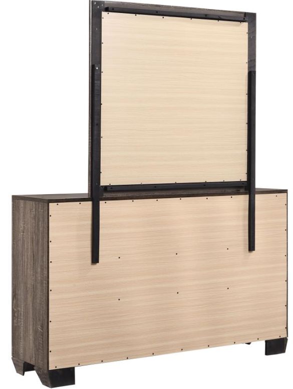 Coaster® Kauffman Washed Taupe Dresser and Mirror -3