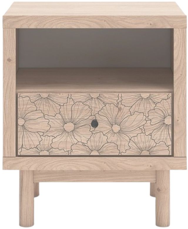 Signature Design by Ashley® Shapella Tan Nightstand-1