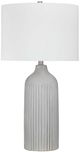 Bassett Mirror Dorchester Gray/White Table Lamp-0