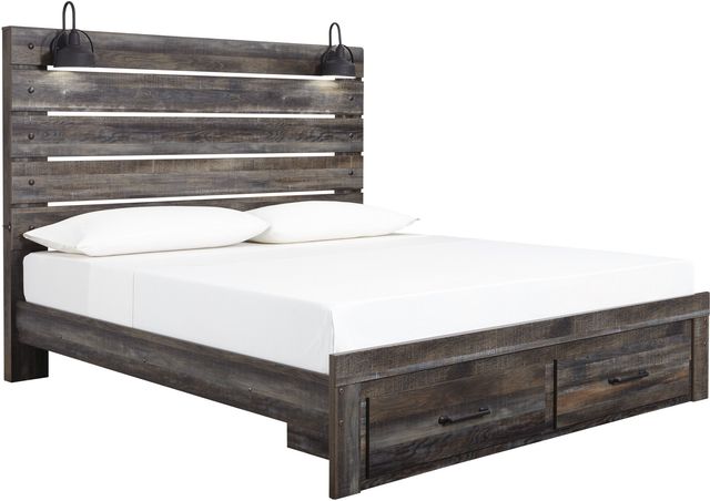 Signature Design by Ashley® Drystan 4-Piece Multi King Panel Storage Bed Set-1