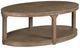 Hammary® Marsham-Hamilton Brown Oval Coffee Table on Casters-0