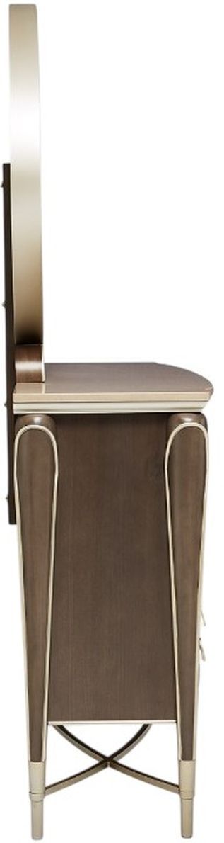Michael Amini® Villa Cherie Hazelnut Dresser and Mirror-3
