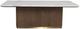 Fairfield® Dimitri Kafe 84" Dining Table with White Marble Top-2