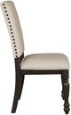Homelegance® Begonia Beige/Grayish Brown Dining Side Chair-3