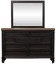 Liberty Furniture Americana Farmhouse Black Dresser and Mirror-2