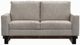 International Furniture Direct Blackburn Ivory Upholstered Loveseat-2