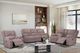 Lifestyle Gean Brown Power Reclining Console Loveseat-1