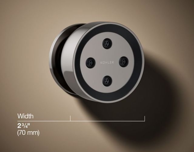 KOHLER® Statement® Vibrant Titanium 1.75 GPM Round Single-Function Body Spray-2