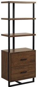 Mazin Furniture Sedley Walnut Side Pier-1