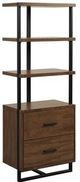 Mazin Furniture Sedley Walnut Side Pier-1