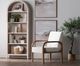 Crestview Collection Serenity Whitewash Etagere-1