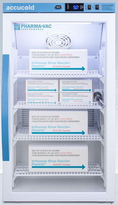 Accucold® Pharma-Vac Performance Series 3.0 Cu. Ft. White Vaccine Refrigerator-2