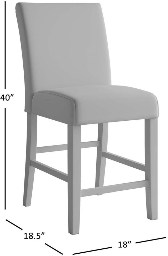Jofran Inc. Eastern Tides Bisque Upholstered Counter Stool-2
