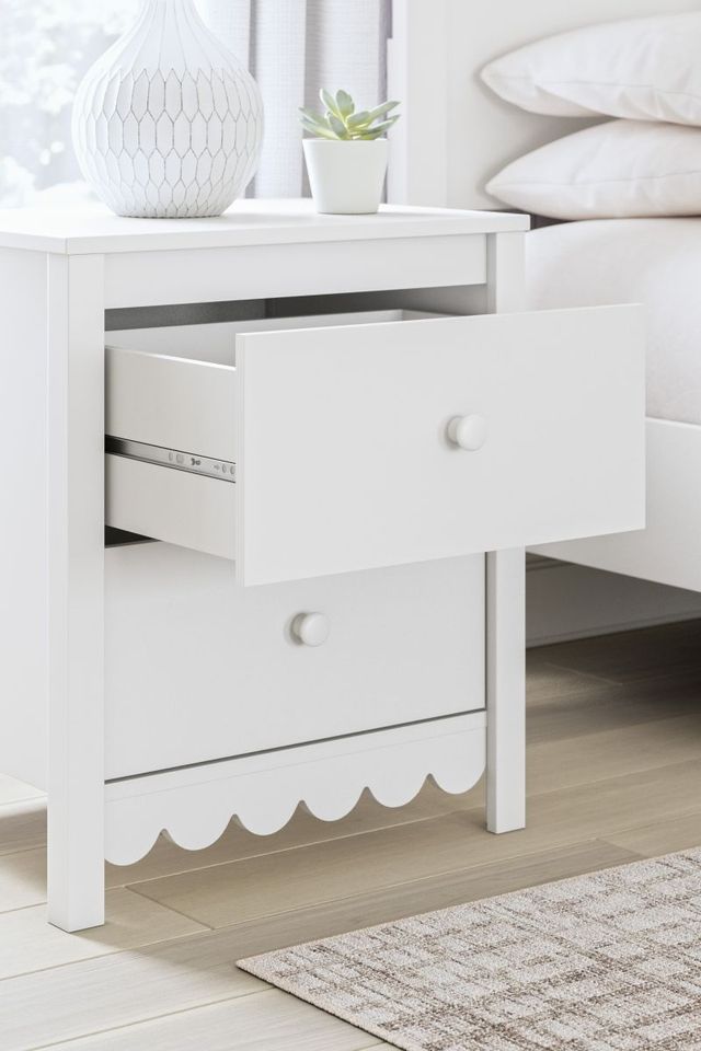 Signature Design by Ashley® Hallityn White Nightstand-4