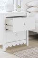 Signature Design by Ashley® Hallityn White Nightstand-4