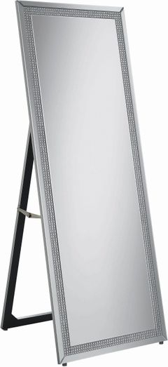 Coaster® Giddish Silver Standing Mirror