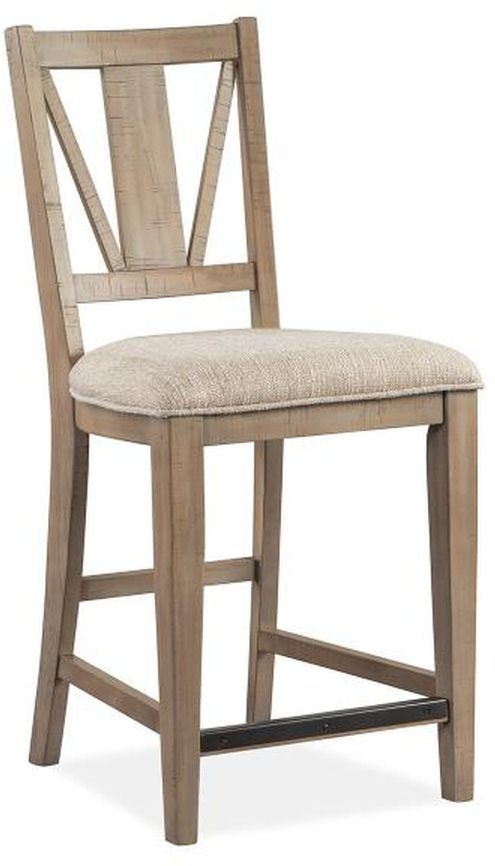 Magnussen Home® Paxton Place Dovetail Grey Counter Chair-0