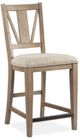 Magnussen Home® Paxton Place Dovetail Grey Counter Chair-0