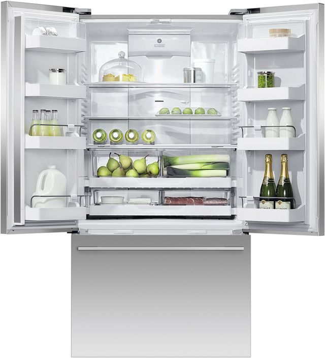 Fisher & Paykel Series 7 36 in. 20.1 Cu. Ft. Stainless Steel Counter Depth French Door Refrigerator-1