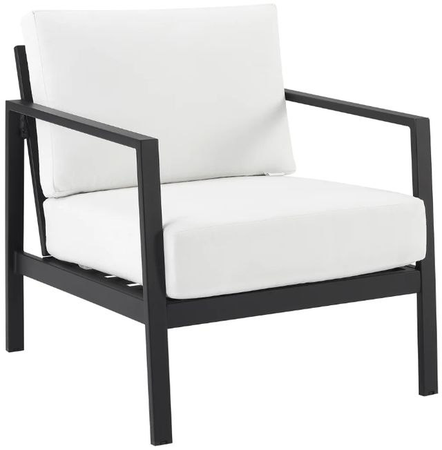 Linon Alora Natural Aluminum/Fabric Outdoor Armchair-0