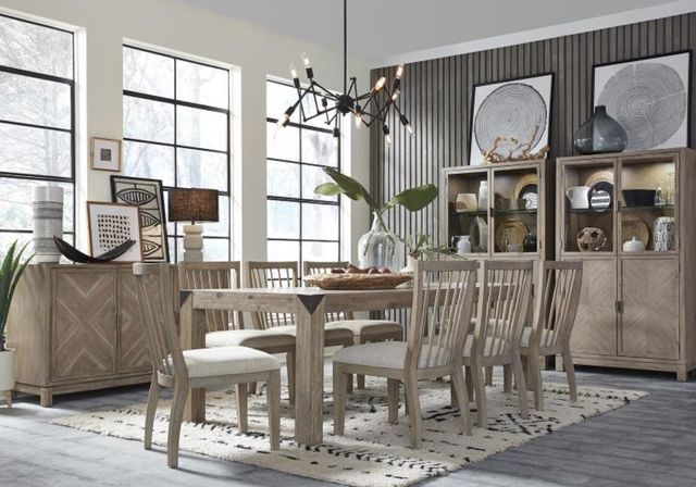 Magnussen Home® Ainsley Cerused Khaki Upholstered Chair-1