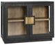 Classic Home Larson Carbon Black 2-Door Cabinet-0