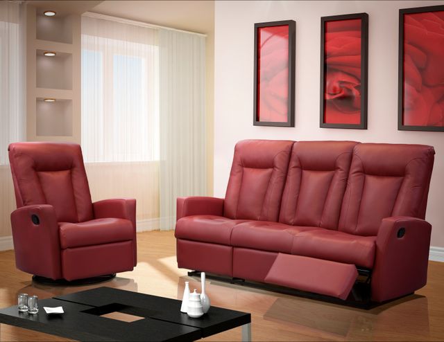 Elran Lauren Red Manual Recliner-2