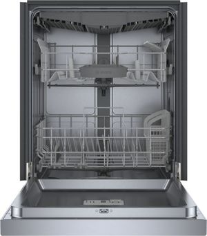 Bosch 300 Series 24 Inch White Front Control Built-In Dishwasher