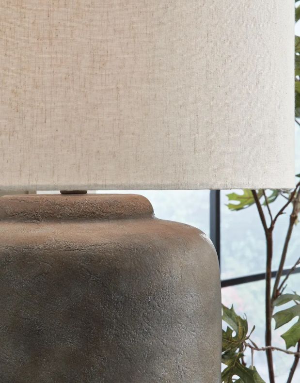 Signature Design by Ashley® Zandophen Antique Gray Table Lamp-2