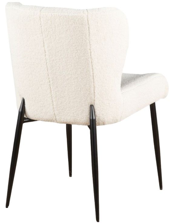 Home Trends & Design Jennifer White Dining Chair-3