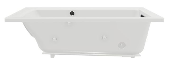 KOHLER® Archer® Biscuit 60" x 30" Drop-In Whirlpool Bath with Bask® Heated Surface-1