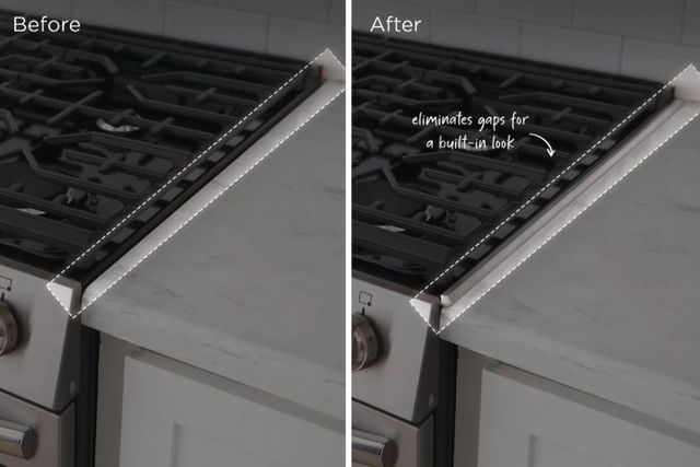 Frigidaire 4-Piece Silver Front Control Freestanding Range Gas Trim Kit-3