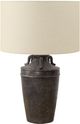 Monarch Specialties Inc. Black Ceramic Table Lamp with Beige Shade-0