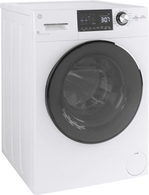 front view of the GE® 2.4 Cu. Ft. White Washer Dryer Combo