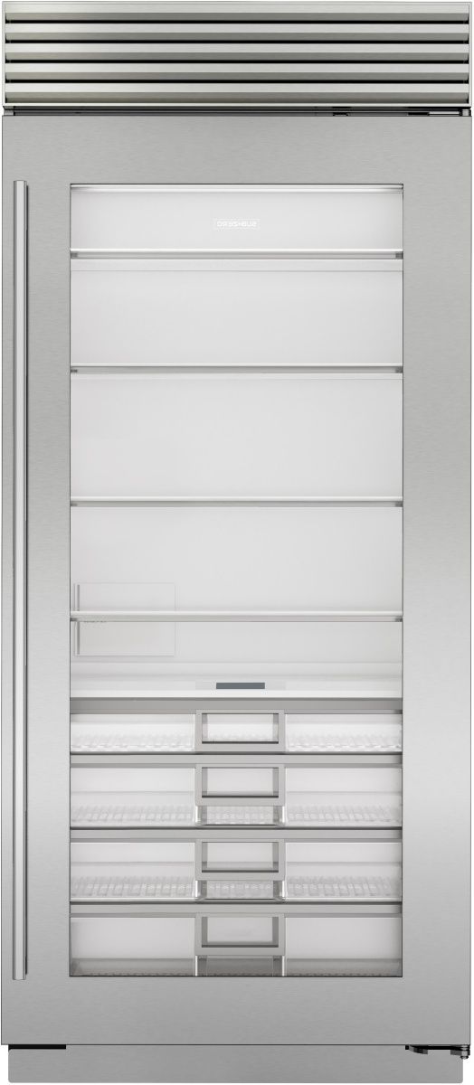 Sub-Zero® Classic Series 36" 22.9 Cu. Ft. Stainless Steel Column Refrigerator-0