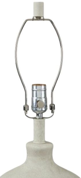 Surya Vezelay White Table Lamp-2