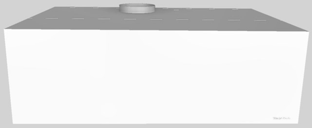 Vent-A-Hood® 36" White Wall Mounted Range Hood-0