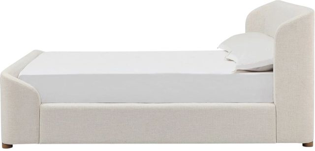 Modus Furniture Virgil Kiki Whipped Honey Eastern King Upholstered Platform Bed-2