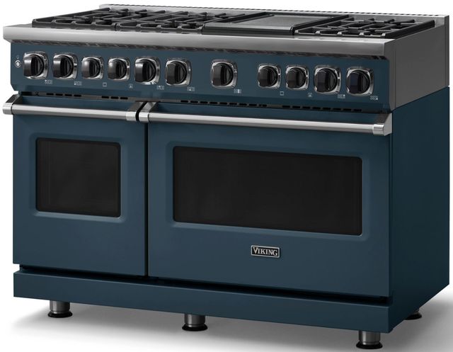 Viking® 7 Series 48'' Squall Pro Style Dual Fuel Range with Griddle-3