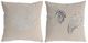 A & B Home 2-Piece Brown/White Throw Pillows Set-0