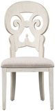 Liberty Furniture Farmhouse Reimagined Antique White/Khaki Splat Back Side Chair-2