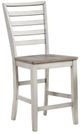 Steve Silver Co.® Abacus Smoky Alabaster/Smoky Honey Counter Chair-1