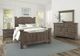 Vaughan-Bassett Sawmill Saddle Gray Queen Arch Bed-4