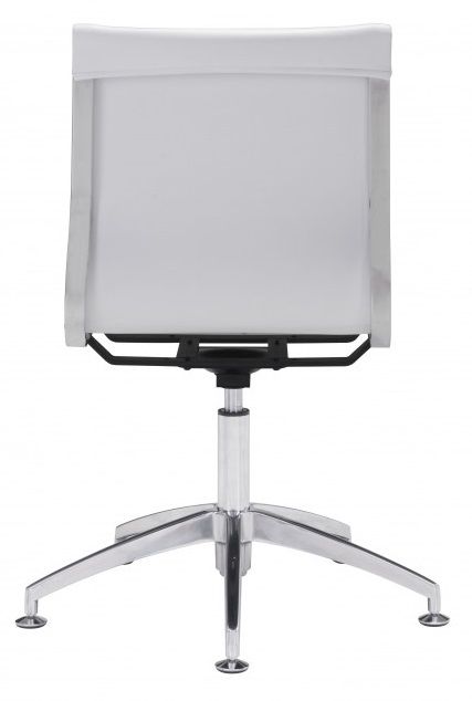 Zuo® Modern Glider White Conference Chair-1