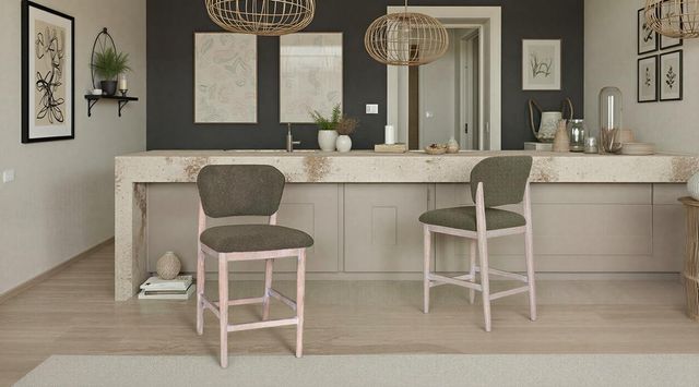 Nest Home Collections Hayder Himalaya Moss/Natural Counter Stool-1