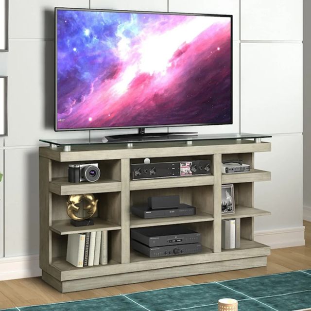 Legends Home Celino Sandstone 65" TV Cart-1