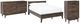 Signature Design by Ashley® Calverson 3-Piece Mocha Full Panel Platform Bed Set-0