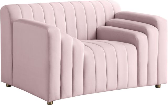 Meridian Furniture Naya Pink Velvet Chair-1