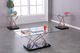 Brassex Inc. 3-Piece Black/Rose Gold Coffee Table Set-1