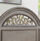 Furniture of America® Syracuse 4-Piece Gray Queen Bedroom Set -2